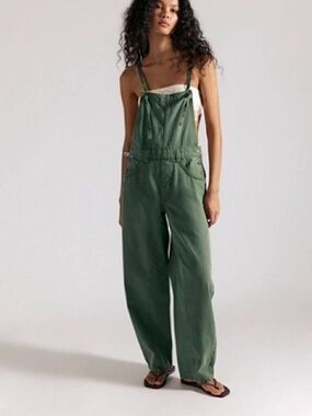 We The Free Rowen Slim Arc Overalls free people new with tags medium
